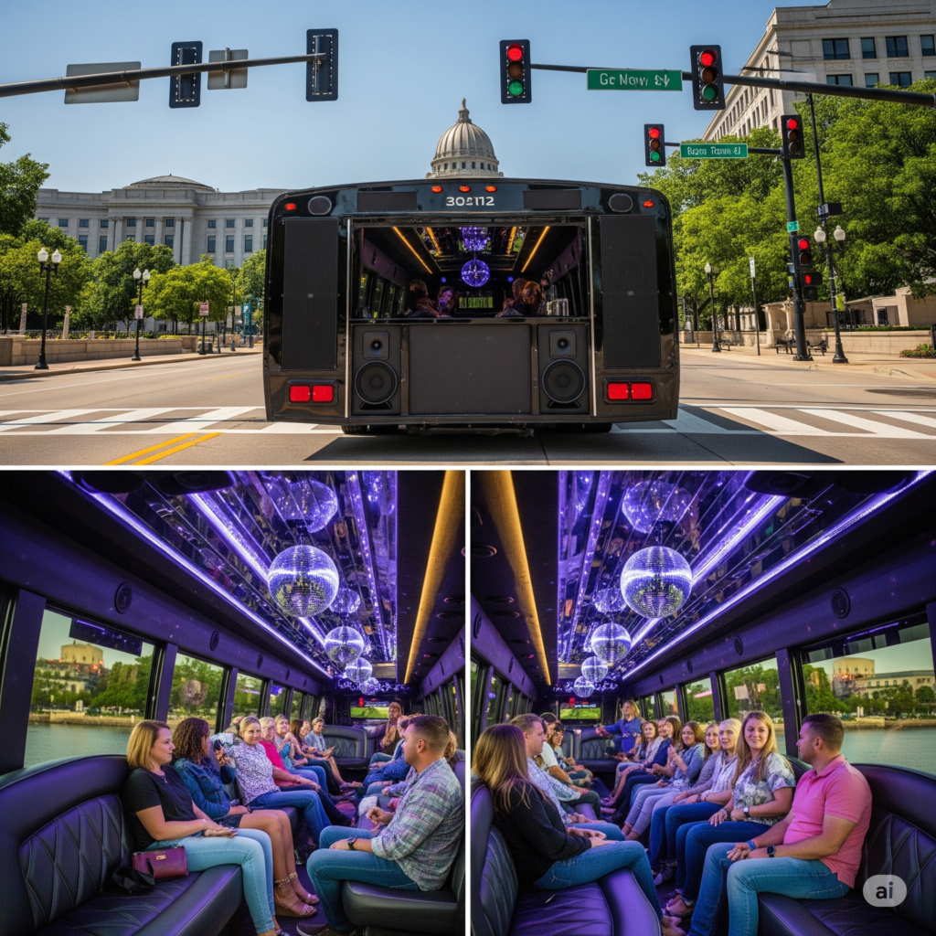 Party Bus Capacity Madison WI