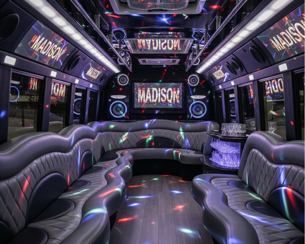 Party Bus Features Madison WI